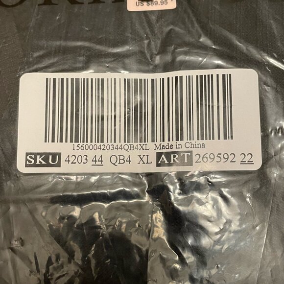 Victoria's Secret Luxe Crème Ribbed Knit Cardigan/Dress XLarge - Black - NWT - Picture 6 of 6